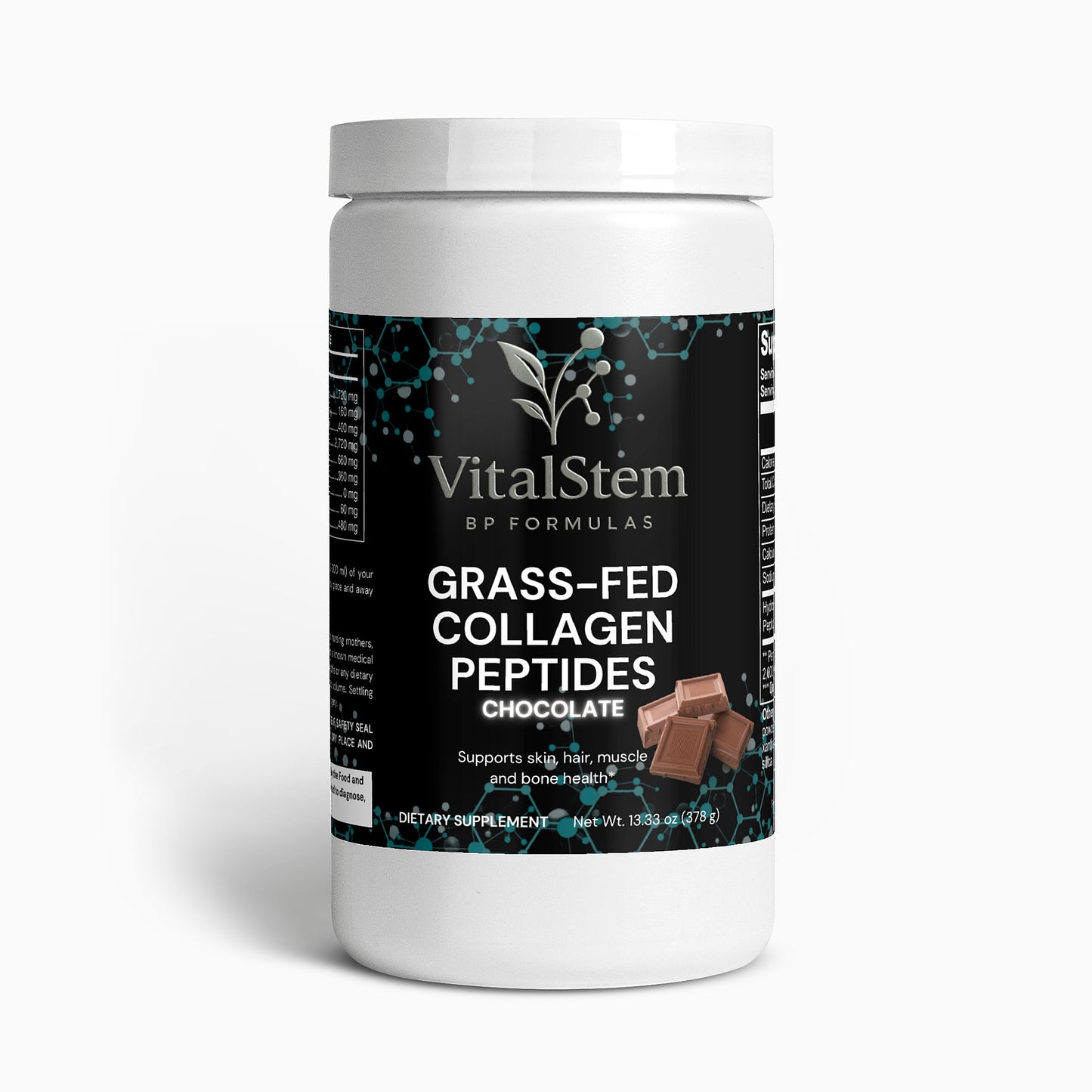Grass-Fed Collagen Peptides Powder (Chocolate)