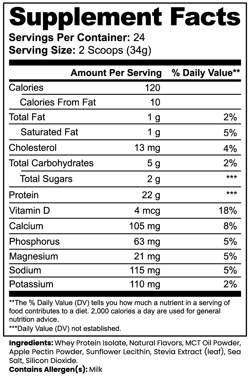 Hyper-Edge 100% Whey Protein Isolate (Vanilla)